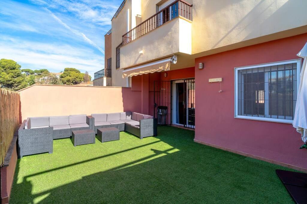 Adosado Con Vistas Al Mar Desde La Piscina Con Bbq Villa Velez Malaga Exterior foto